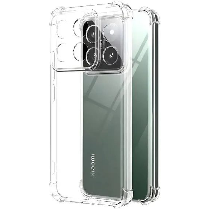 FUNDA XIAOMI 14T PRO reforzada anti shock transparente - foto 1