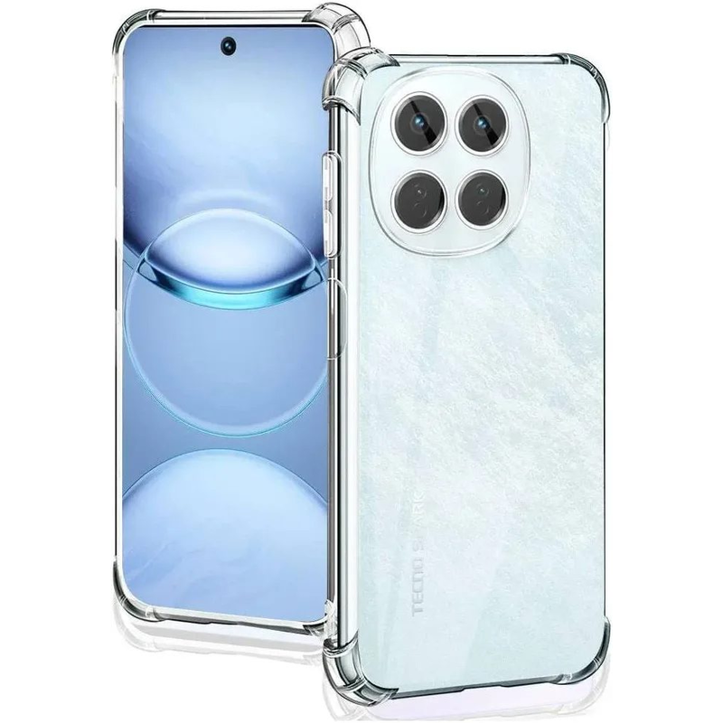 FUNDA TECNO SPARK 30 PRO 4G reforzada anti shock transparente - foto 1