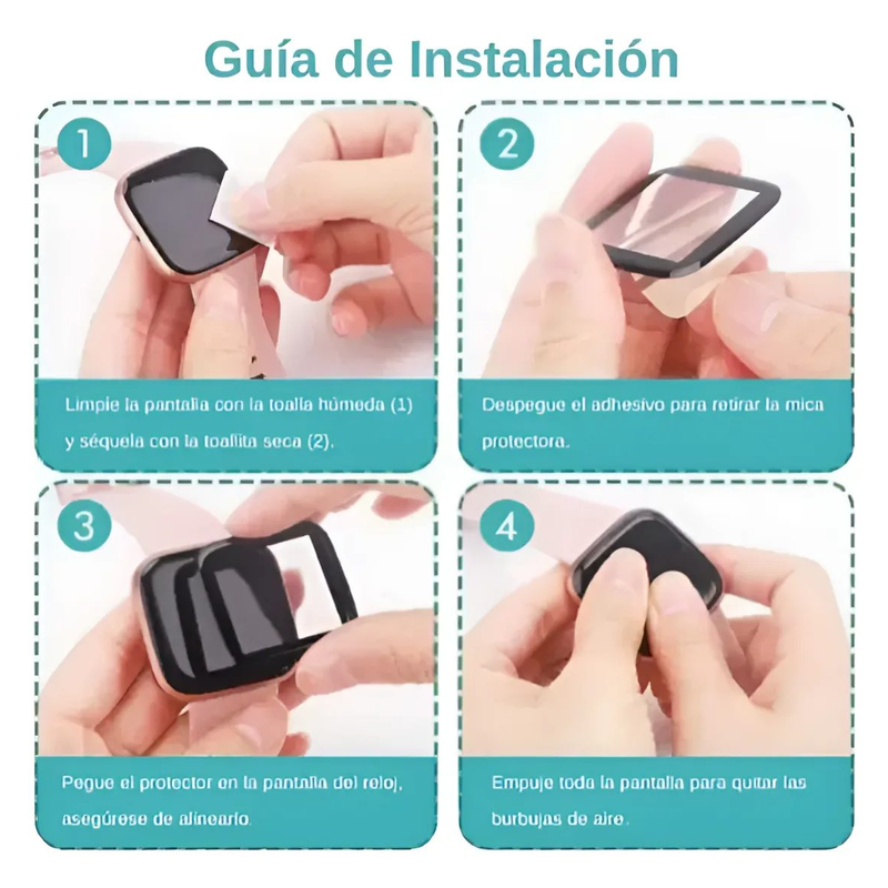 Vidrio Templado Para Apple Watch Protector Pmma 38mm - foto 2