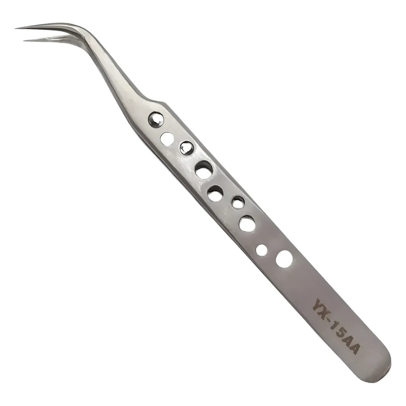 Pinza Brusela Punta Curva Yaxun Yx-15aa Microsoldadura - foto 1