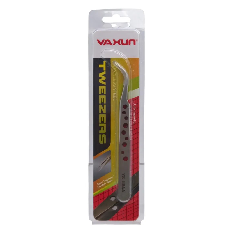 Pinza Brusela Punta Curva Yaxun Yx-15aa Microsoldadura - foto 2