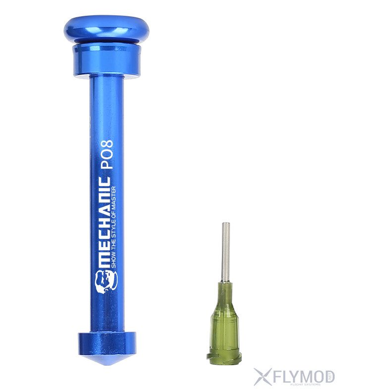 Embolo Metálico Para Jeringa De Flux Estaño Mascar Uv +punta mechanic