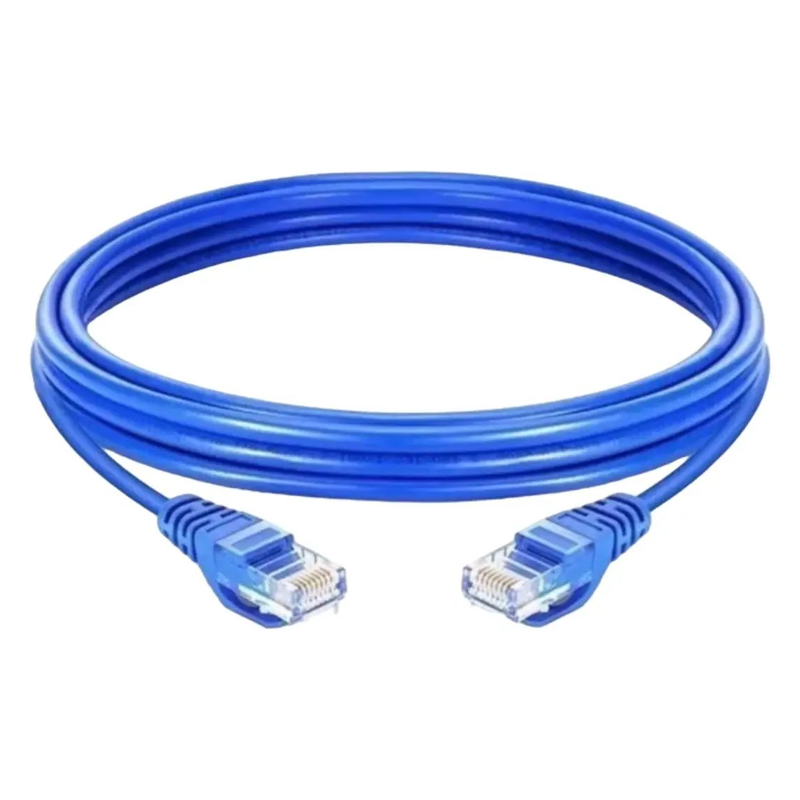 Cable De Red Armado Módem Smart Cat.5e Rj45 Azul - foto 1