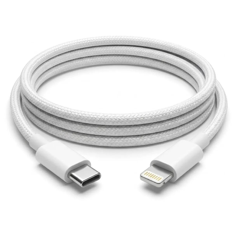 Cable YUGAO 35w Ultra Rápido 1m C A L Lightning Doble Trenzado Para iPhone - foto 1
