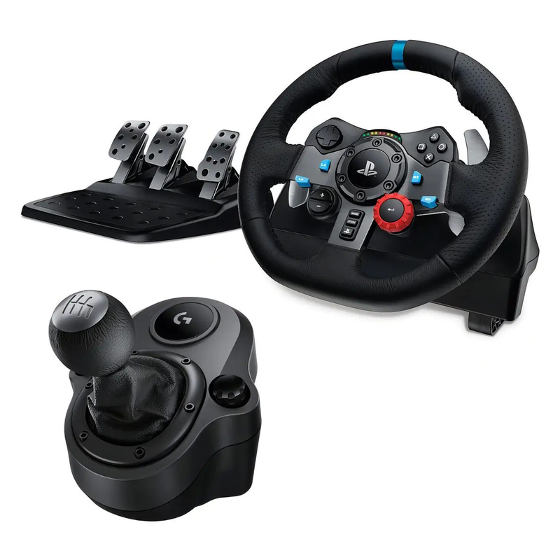 Bundle Logitech G Volante G29 Ps Y Pc Con Palanca De Cambios Color Negro