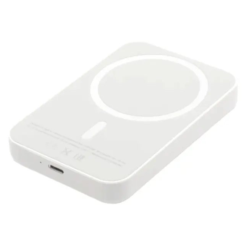 Cargador Magnetico Battery Pack portatil compatible con iphone HYsmart HY0003 blanco Power bank - foto 4