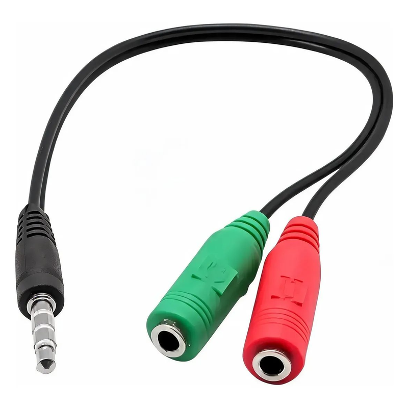 Cable Adaptador Splitter Audio 3.5mm Mic Auricular Pc Ps4 - foto 1