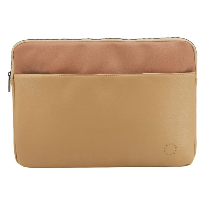 Funda para Notebook 15" pulgadas Amayra portanotebook cuerina Beige