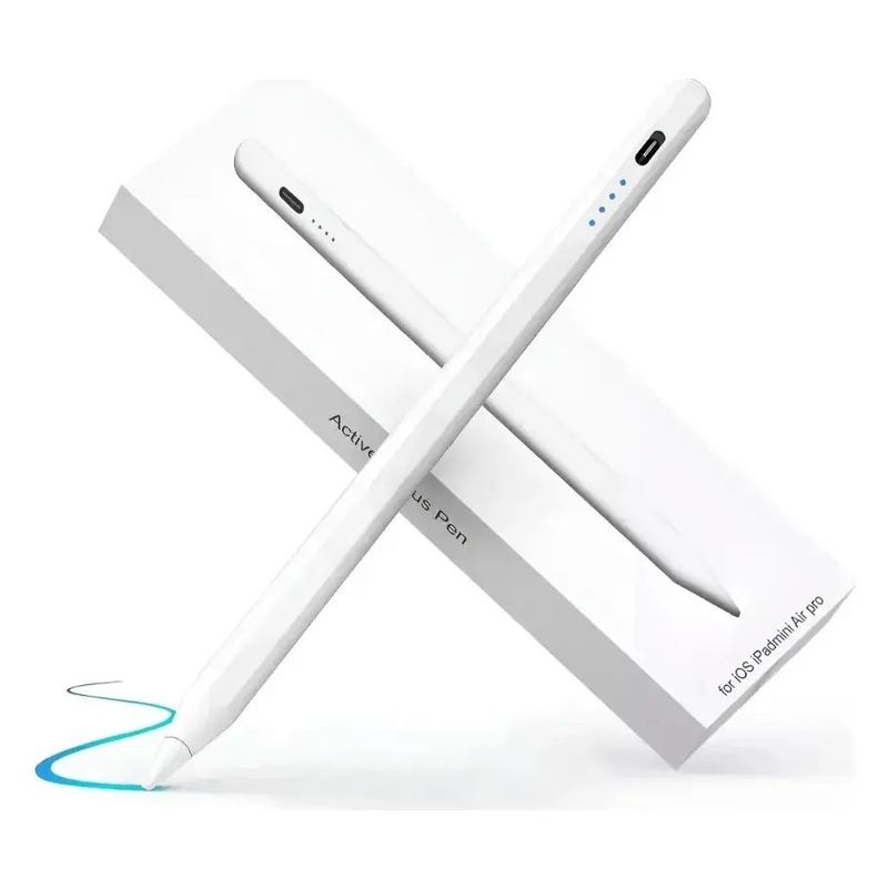 Lapiz Optico Capacitivo Stylus Punta Fina Blanco celular tablet ipad