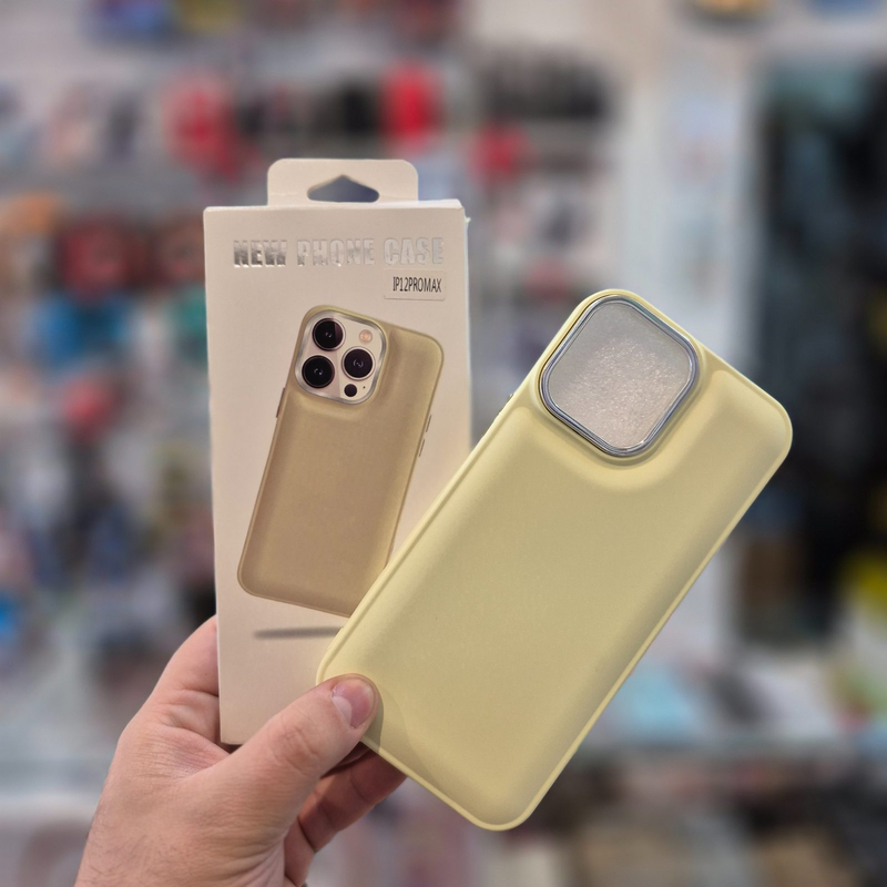 Funda Silicona Soft tpu con bordes metálicos iPhone 12 Pro Max - foto 1