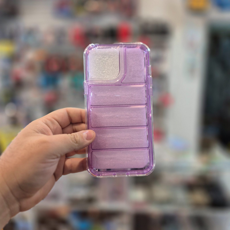 Funda 2 piezas Puff reforzada compatible iPhone 12 Pro Max 13 Pro Max - foto 1