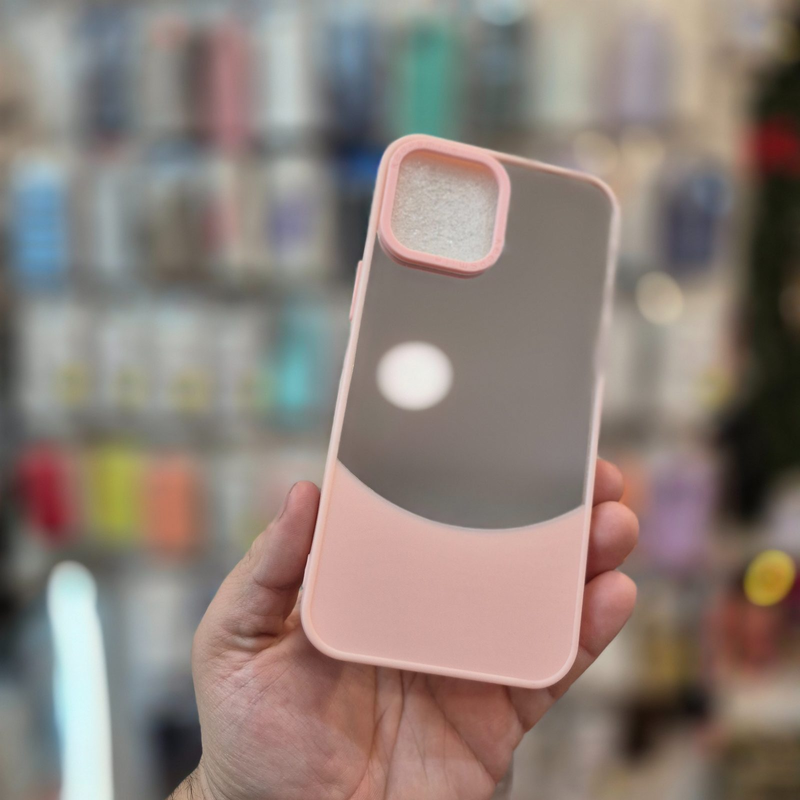 Funda con espejo iPhone 12 Pro Max Rosa - foto 1