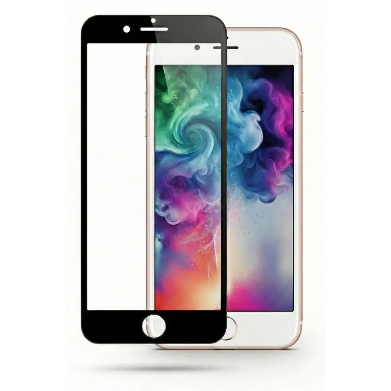 Vidrio templado iPhone 7 / 8 / SE compatible Cubre 100% 9h 21d - foto 2